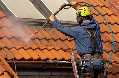 Démoussage et hydrofuge de toiture à Cressé